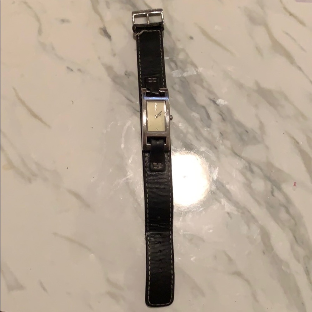 DKNY leather watch